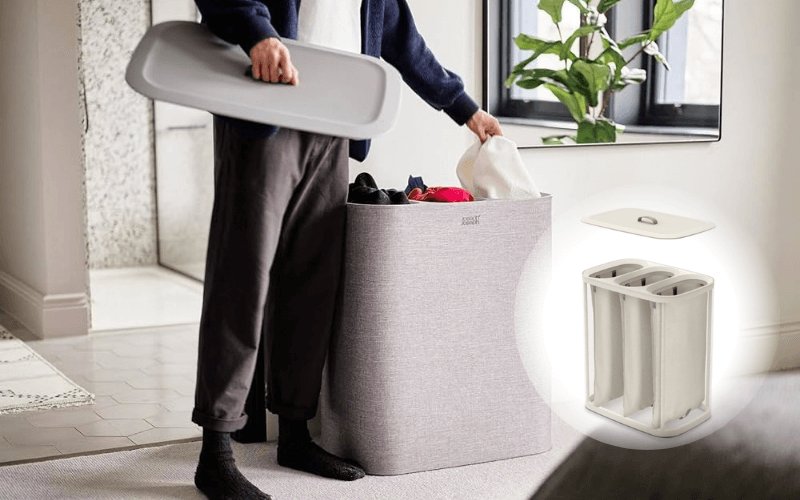 Thùng đựng đồ giặt 3 ngăn Joseph Joseph Tota 90L