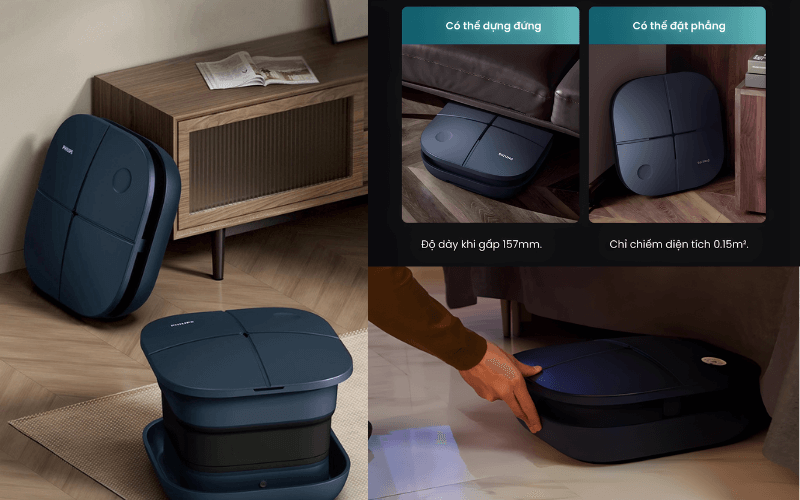 bồn ngâm chân massage Philips PPM6504