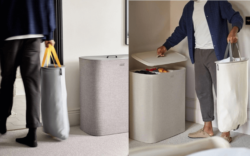 Thùng đựng đồ giặt 3 ngăn Joseph Joseph Tota 90L