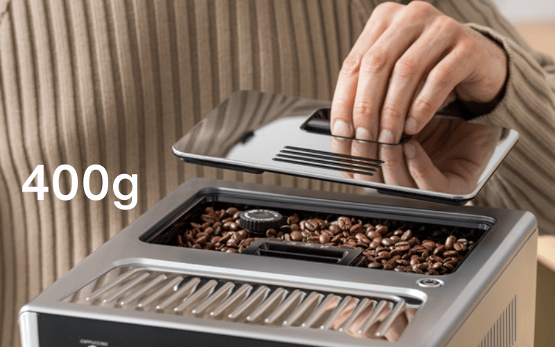 Máy pha cà phê tự động De'Longhi PrimaDonna Elite Experience ECAM 656.85.MS màu bạc