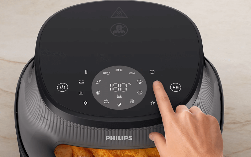 Nồi chiên không dầu Philips NA332/00 6,2L màn hình 12 chế độ nấu