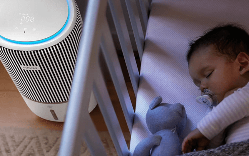 đèn ngủ máy lọc không khí và bù ẩm Philips AC3420/10