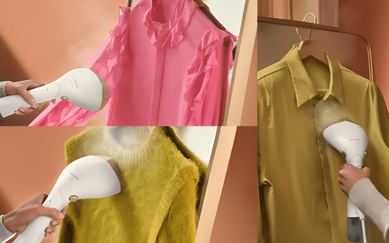 Bàn là hơi nước cầm tay Philips Series 7000 STH7030/18 màu trắng