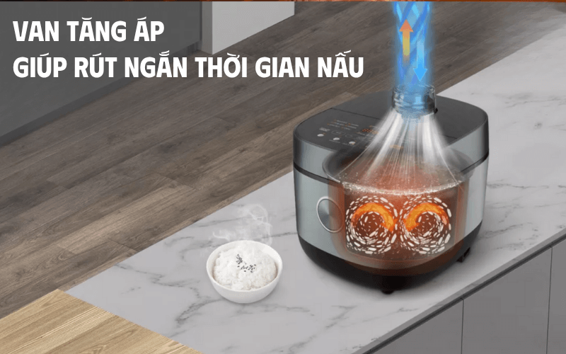Nồi cơm điện MIDEA MRD180T2BDGF dung tích 1,8L
