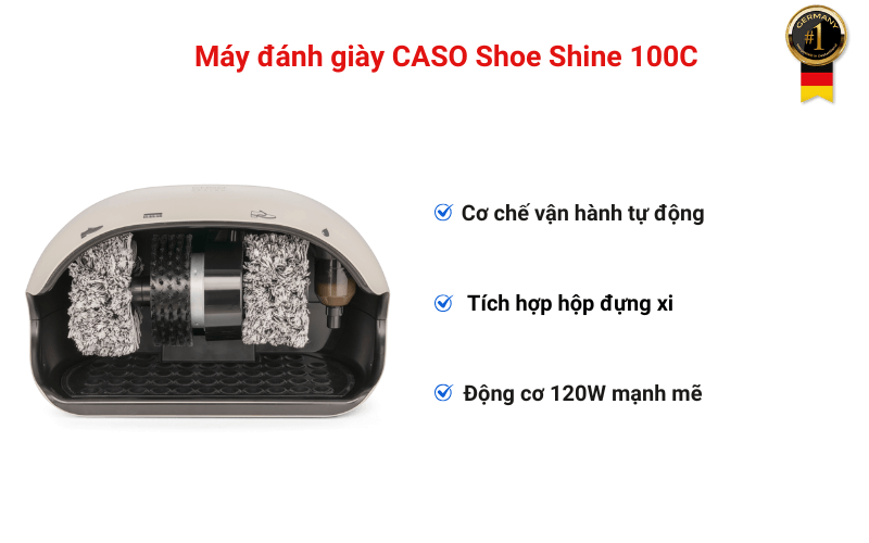 Máy đánh giày CASO Shoe Shine 100C