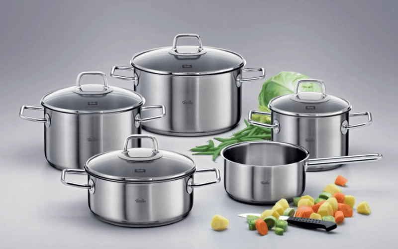 Bộ nồi Fissler Viseo 5 món vung kính kèm quánh