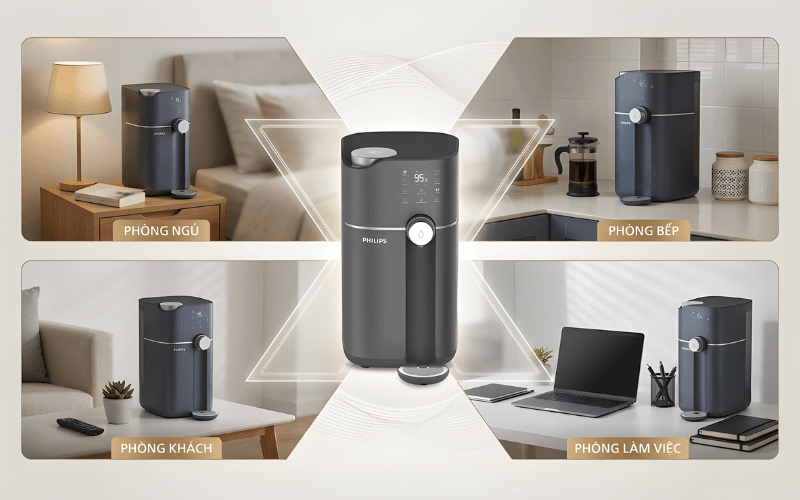 Máy lọc nước RO để bàn Philips ADD6910DG/90