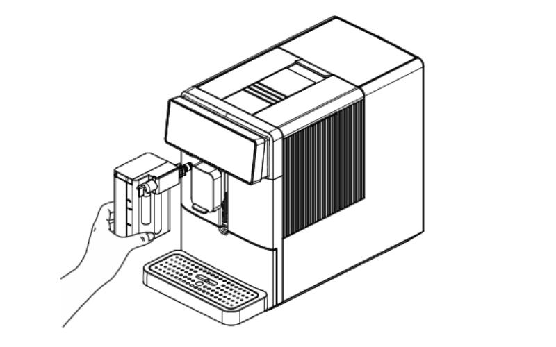 Máy pha cà phê KALERM B5 màu đen
