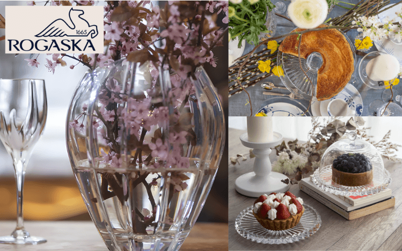 Lọ hoa pha lê Rogaska Skylight 21/25 cm