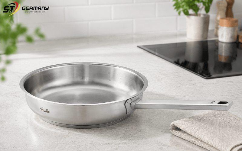 Chảo Fissler Profi Original Collection 24cm/28cm made in Germany (lòng trơn)3