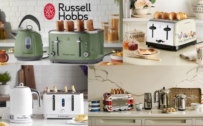 Ấm siêu tốc pha trà 2in1 Russell Hobbs 26200-70 1,7L màu đen