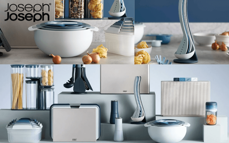 Bộ khay chia ngăn kéo, để dao thìa dĩa Joseph Joseph 85166 DrawerStore Grey