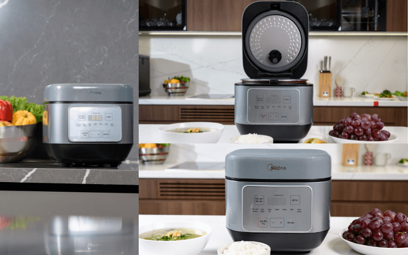 Nồi cơm điện MIDEA MRD180T2BDG dung tích 1,8L