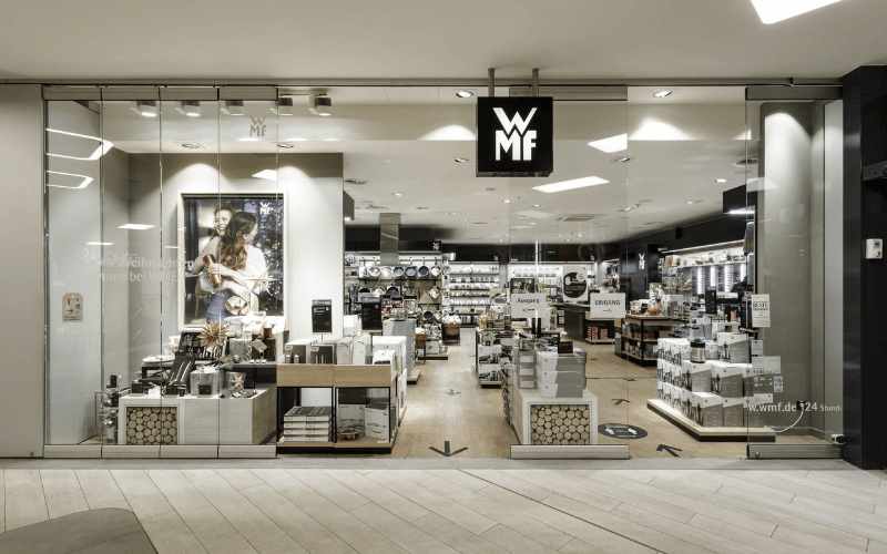 Bộ nồi WMF Belmonte 5 món kèm quánh vung kính