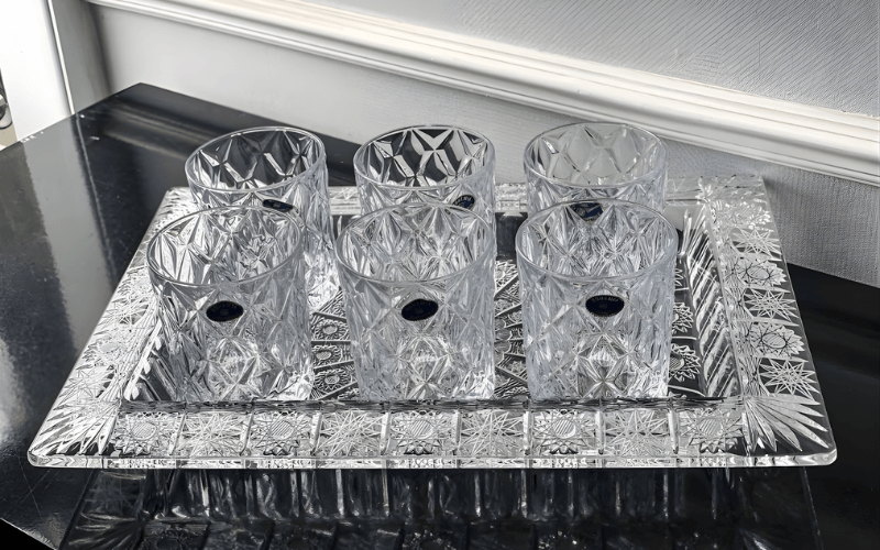 Set 6 cốc thấp Memphis 300ml Crystal Bohemia