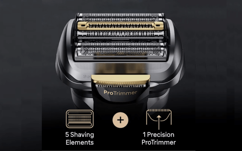 Máy cạo râu BRAUN Series 9 Pro+ 9519s made in Germany màu vàng đồng bản giới hạn