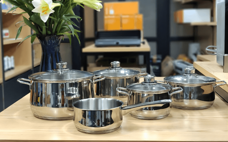 Bộ nồi WMF Diadem Plus 5 món kèm quánh