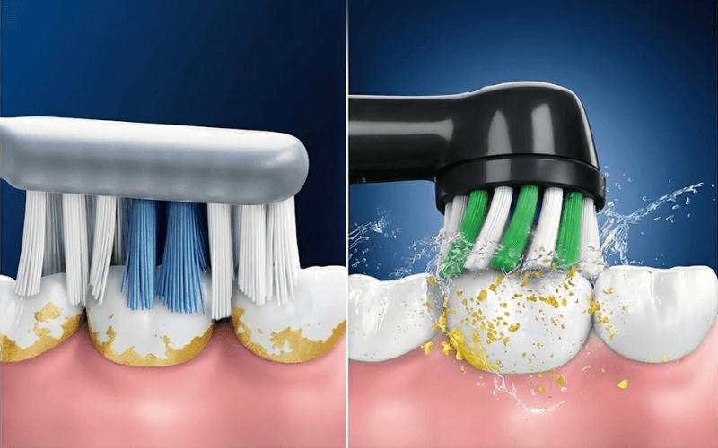 Set 2 bàn chải điện ORAL-B Pro 3 3900 màu đen và hồng