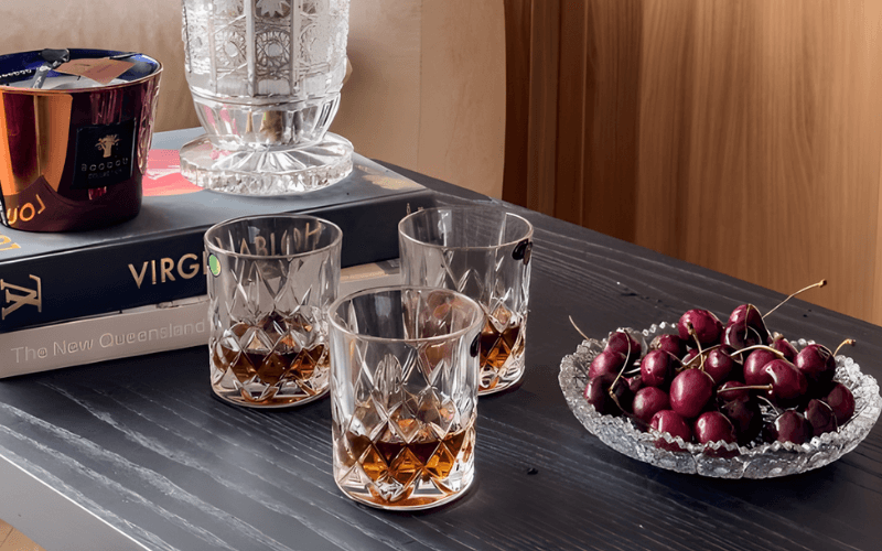 Set 6 cốc thấp Memphis 300ml Crystal Bohemia