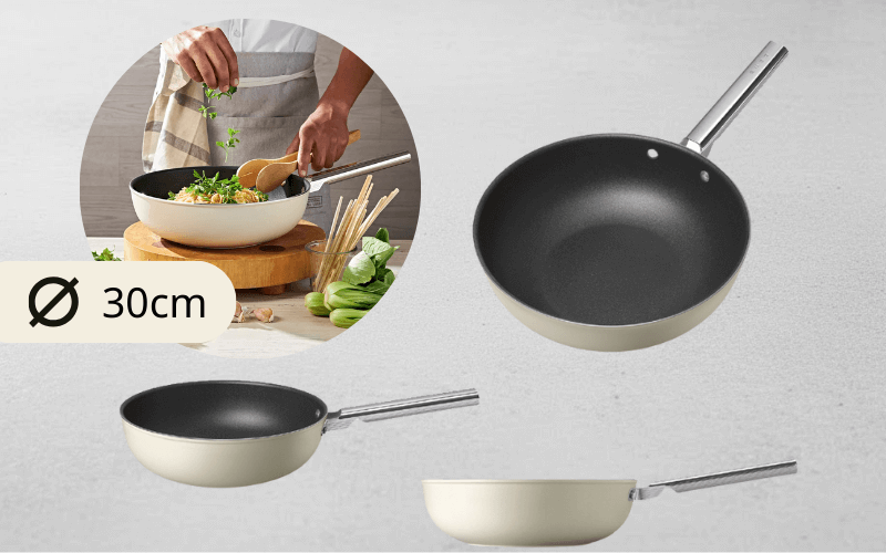 Chảo sâu lòng SMEG CKFW3001 30cm