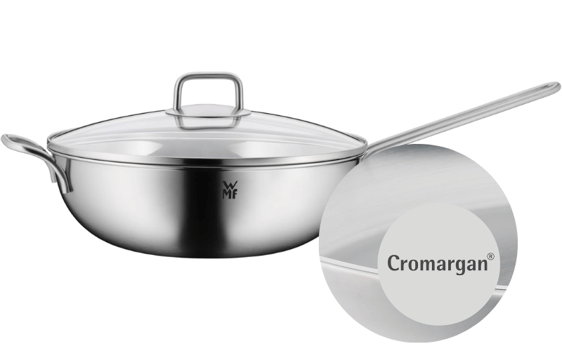 Chảo sâu lòng WMF Wok 30cm 5,5L có tay cầm