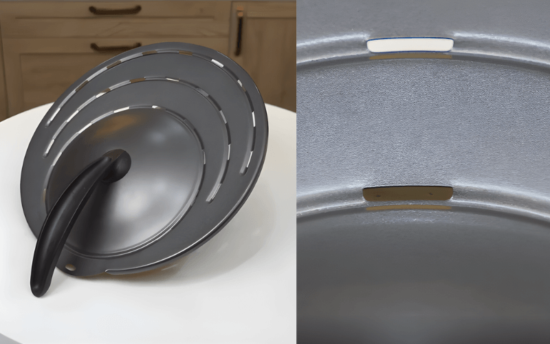 Dụng cụ chắn mỡ Silit 28 cm nội địa Đức