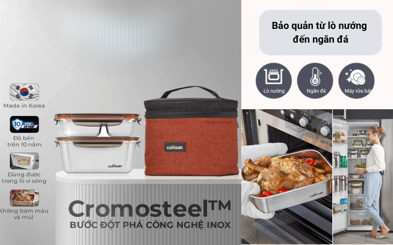 Set Đựng Cơm Cao Cấp Cuitisan Togo Flora