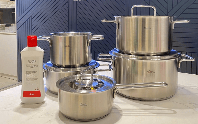 Bộ nồi Fissler Pure Collection 5 món kèm quánh đa dạng kích thước