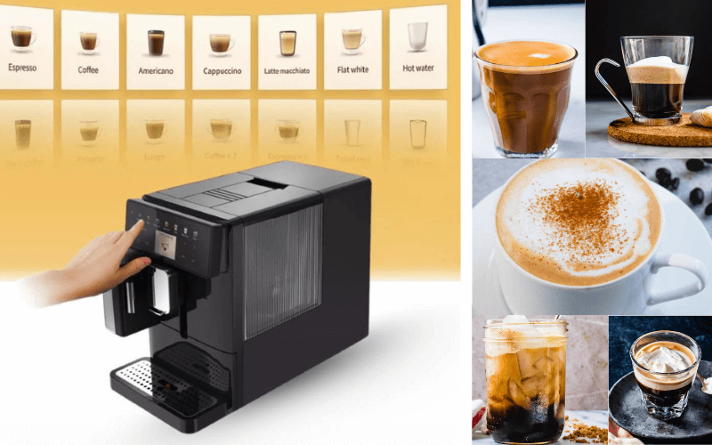 Máy pha cà phê KALERM B5 màu đen