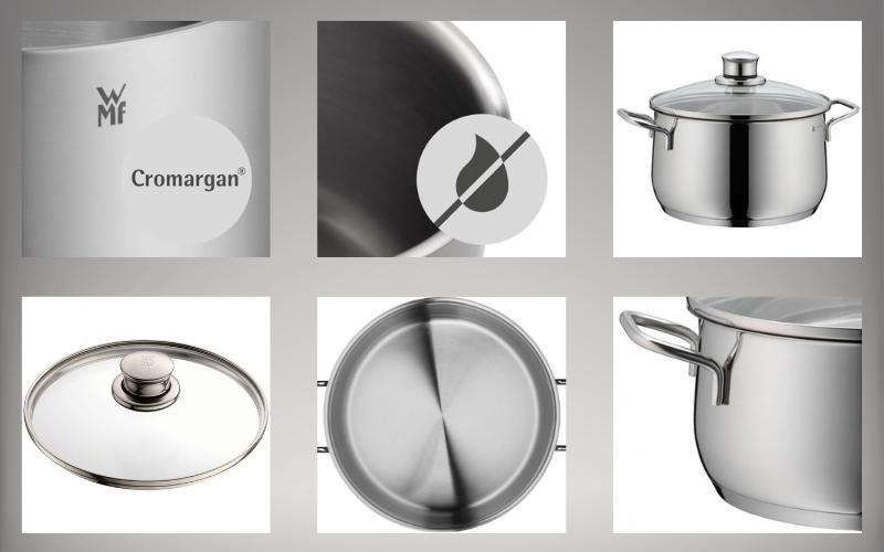 Bộ nồi WMF Diadem Plus 5 món kèm quánh