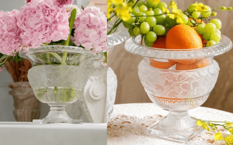 Tô pha lê Antique 25cm Crystal Bohemia