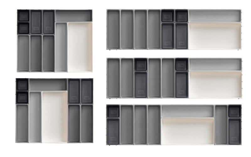 Bộ 10 khay chia ngăn kéo đựng đồ Joseph Joseph Blox thiết kế mô đun linh hoạt