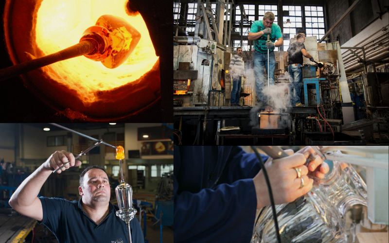 Thố kẹo Bohemia Neptune cao cấp 13 cm