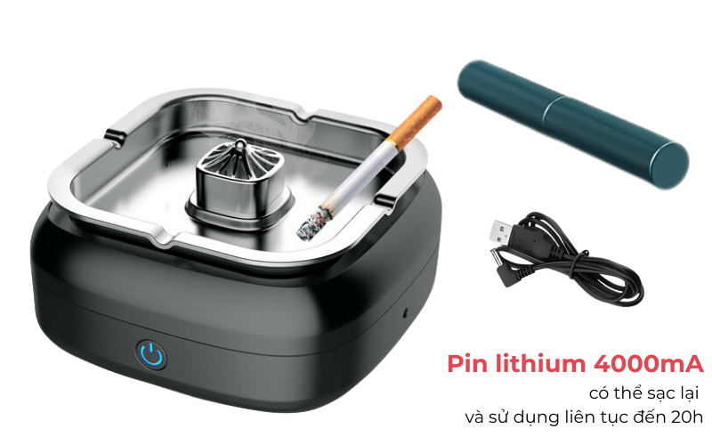 Gạt tàn khử mùi tích hợp lọc không khí Ashtray Purifier CY02
