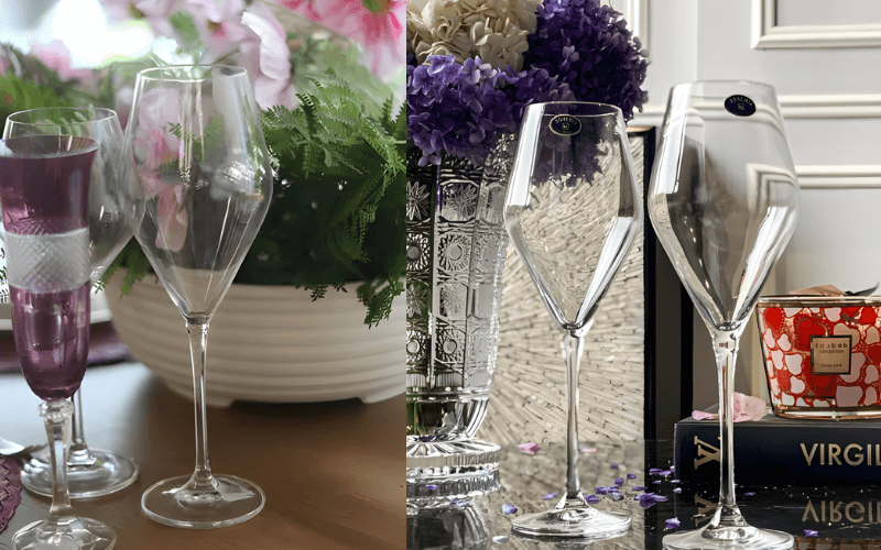 Set 6 ly vang trắng Loxia 470ml Crystal Bohemia