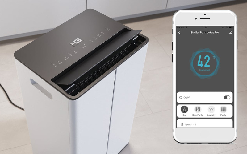 Máy hút ẩm và lọc không khí STADLER FORM LUKAS PRO 50L