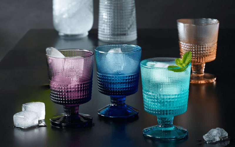 Set 4 ly Speedy Assorted Colors 240ml IVV 8767.1 kiểu dáng độc lạ