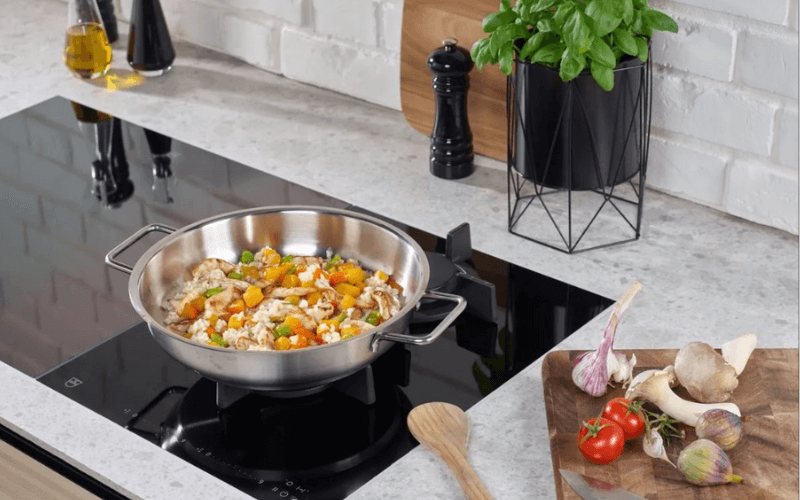Chảo inox 2 quai Fissler Pure