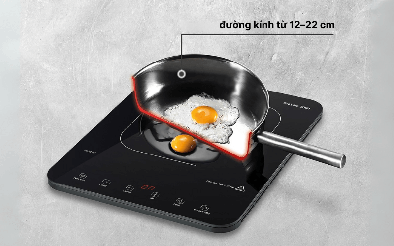 Bếp từ đơn CASO ProSlim 2000