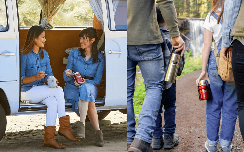 Bình ủ cháo và đựng thức ăn giữ nhiệt Thermos 470ml nhiều màu