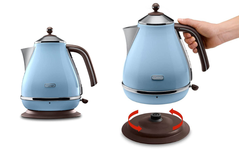 Ấm siêu tốc De'Longhi Icona Vintage 1,7L nhiều màu