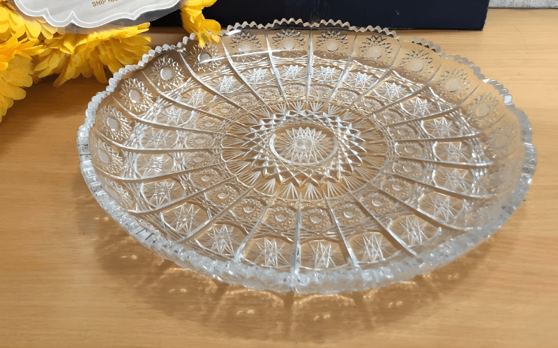 Đĩa pha lê Bohemia Crystal M57 31cm