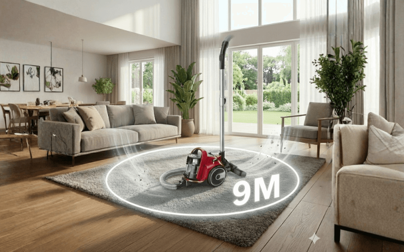 Máy hút bụi BOSCH BGC05AAA2 màu đỏ