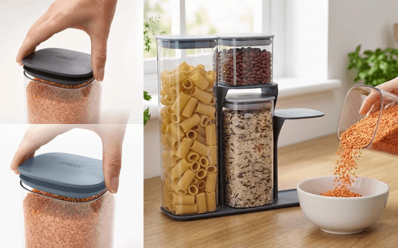 Set 5 hộp đựng thực phẩm khô Joseph Podium