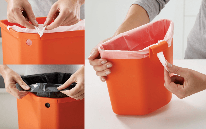 Thùng rác phân loại và khử mùi 3 ngăn Joseph Joseph Totem 40L/60L