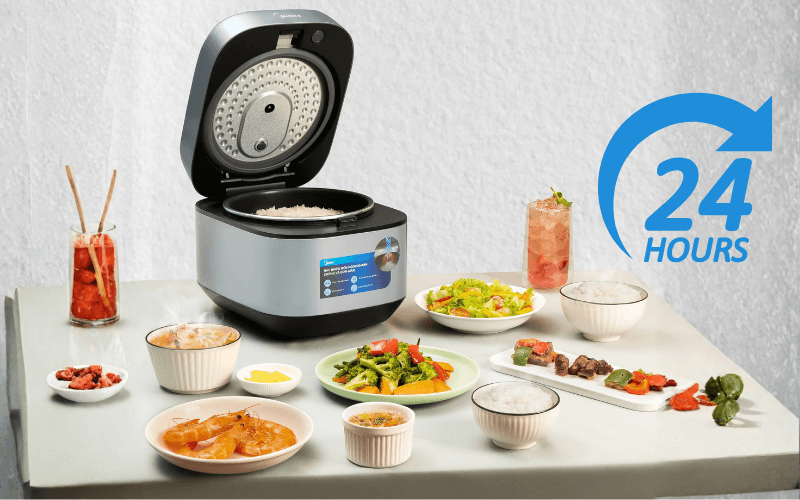 Nồi cơm điện Midea MRD100T1BDG dung tích 1L