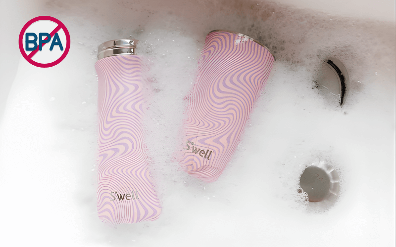 Chất liệu cao cấp an toàn của Bình cách nhiệt S'well bằng thép không gỉ, dòng du lịch, 470ml