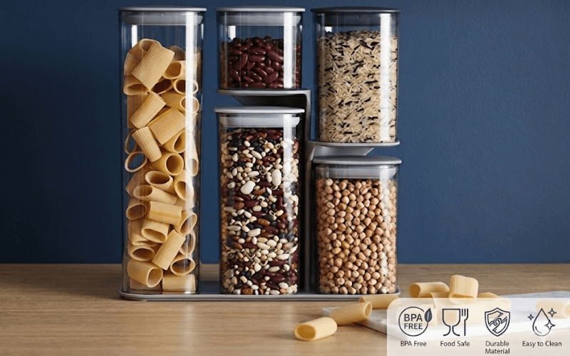 Set 5 hộp đựng thực phẩm khô Joseph Podium