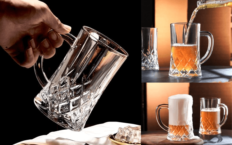 Cốc bia Brixton 500ml Crystal Bohemia