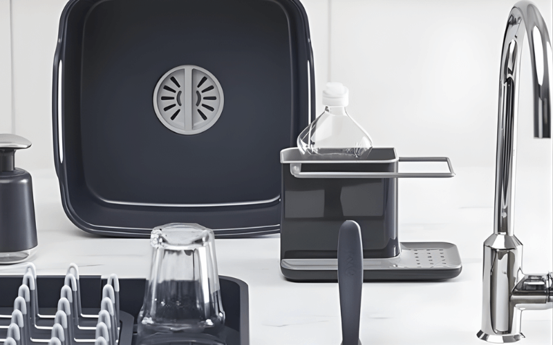 Khay đựng dụng cụ bồn rửa tự khô Joseph Joseph Caddy Large (Grey) 85070